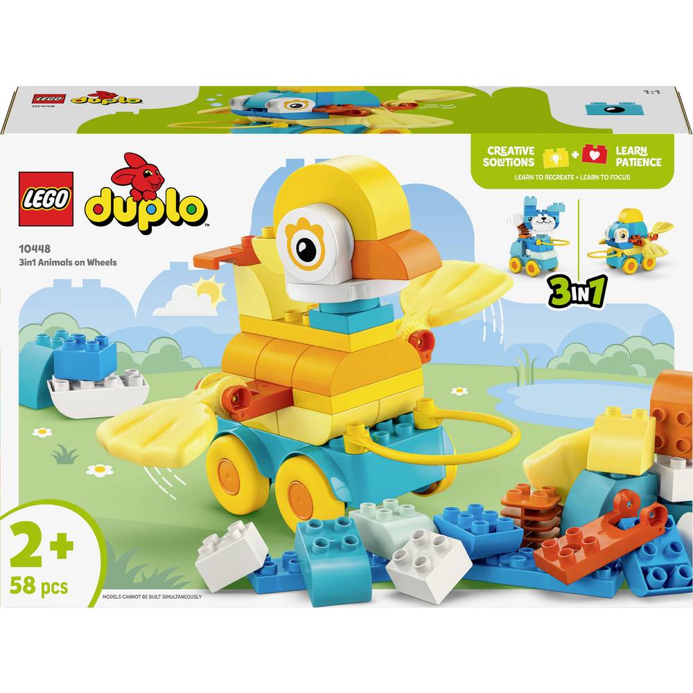 LEGO Duplo 10448 Dieren op wielen 3-in-1 set