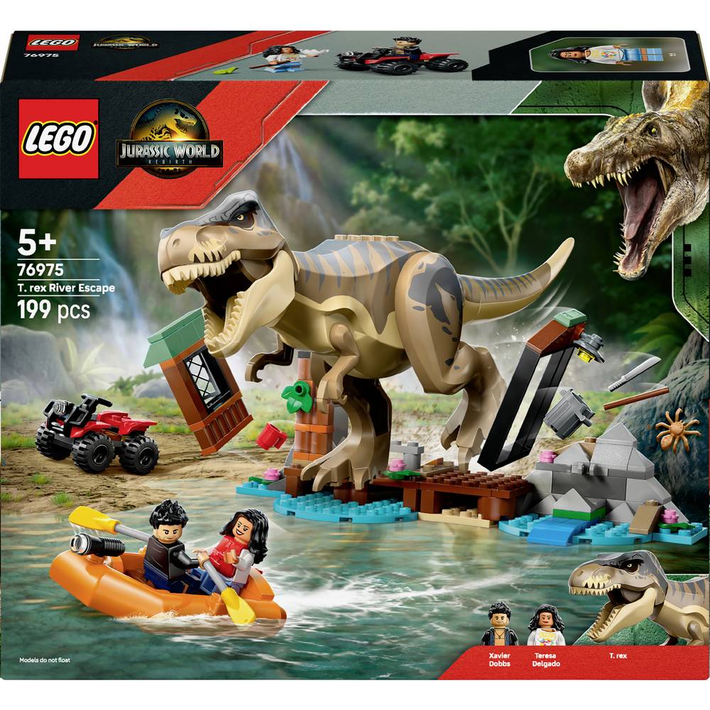 LEGO Jurassic World ™ 76975 Vlucht voor de T.Rex