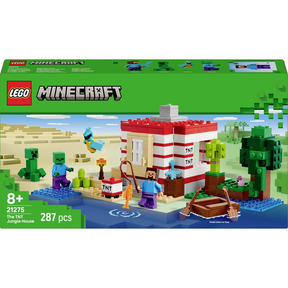 LEGO Minecraft 21275 Het TNT-jungle huis