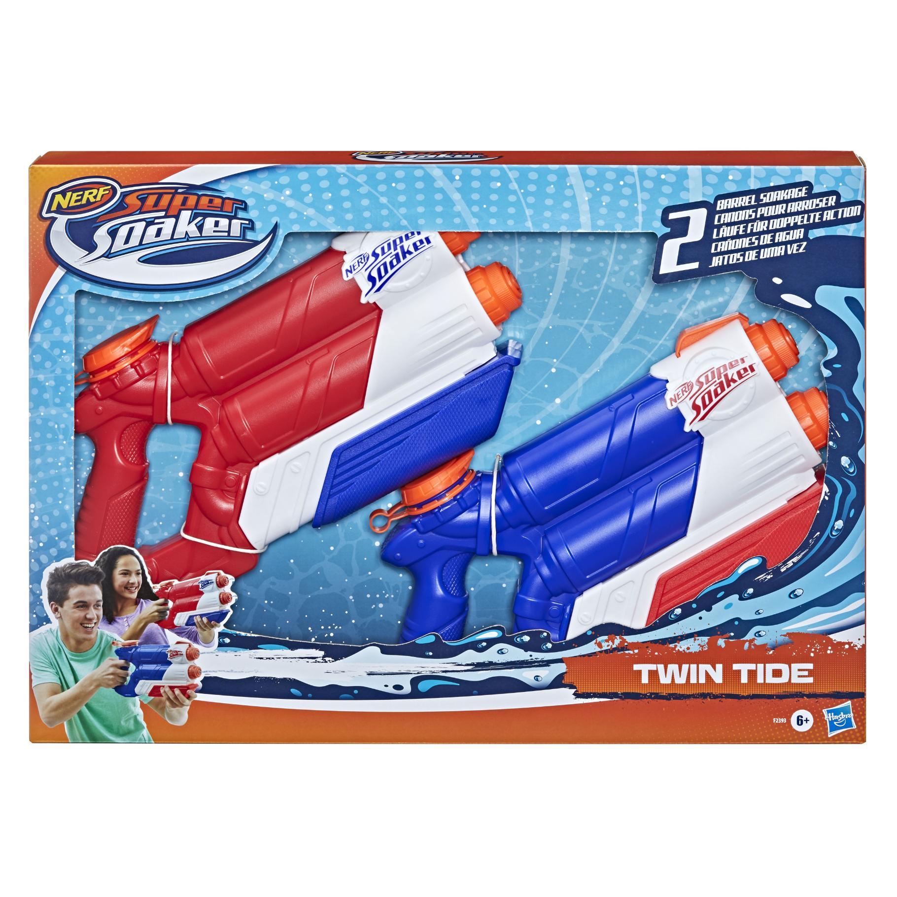 Top1Toys Nerf Super Soaker Twin Tide