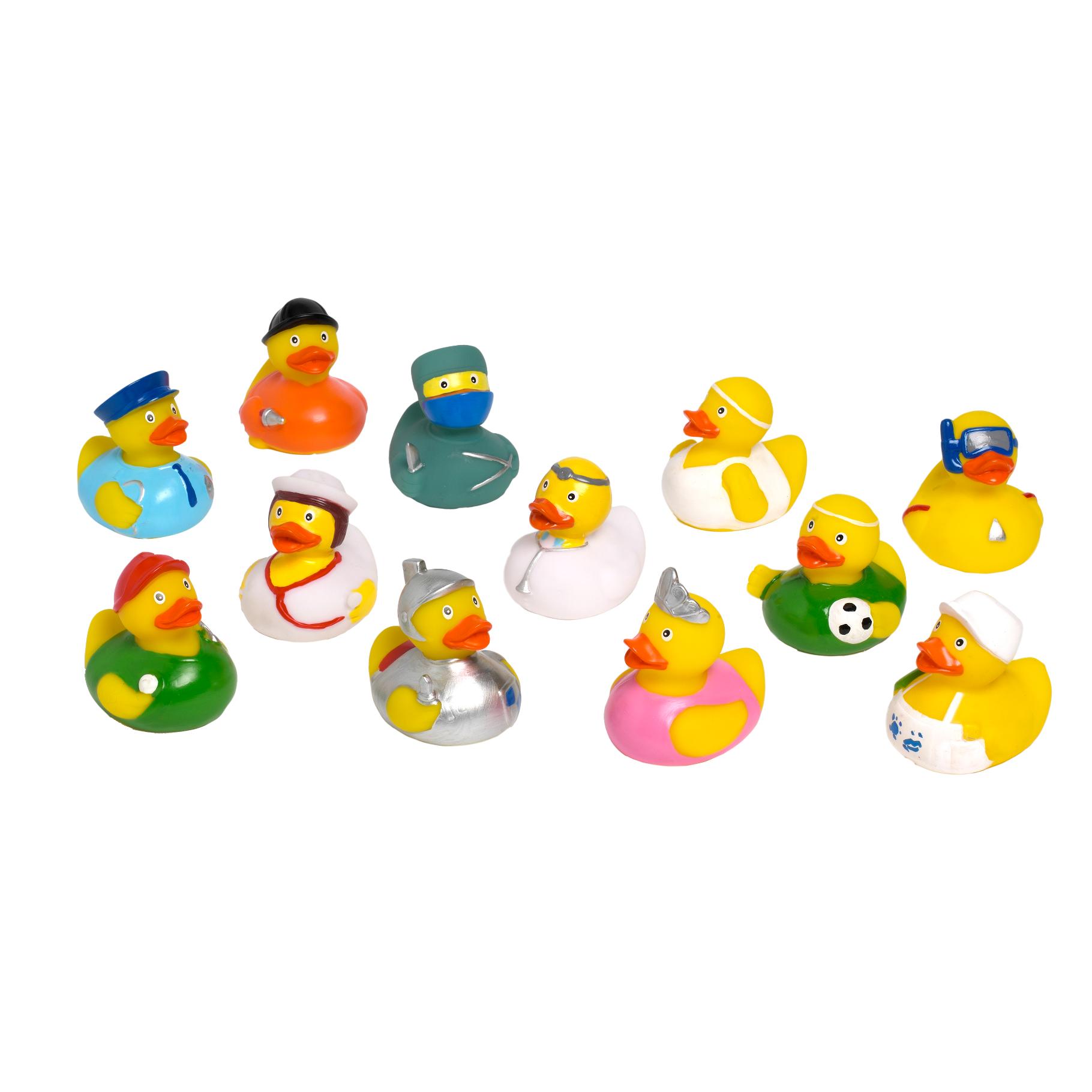 Top1Toys Badeend 10 cm 12 assorti