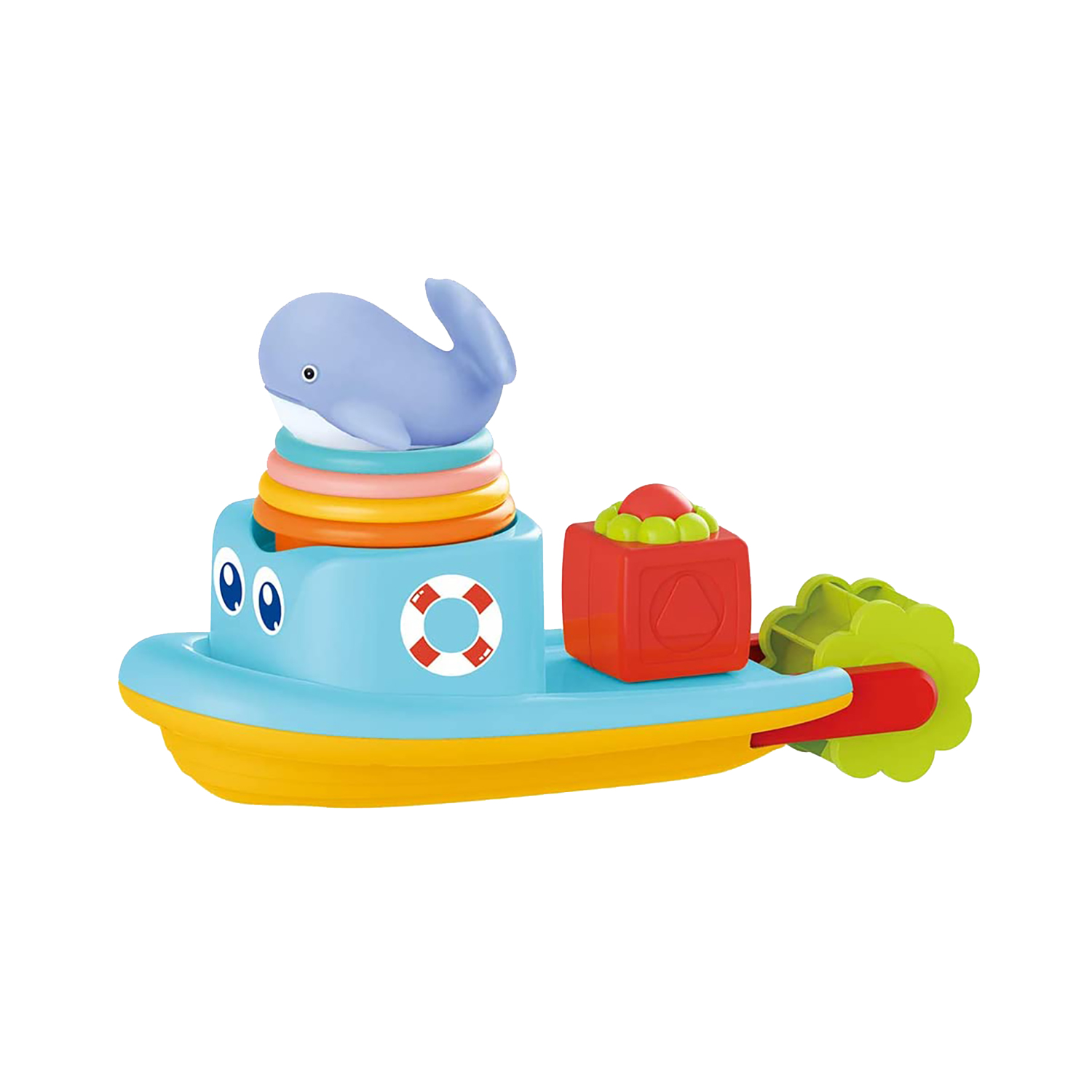 Top1Toys Badspeelgoed Boot Met Stapelbekers