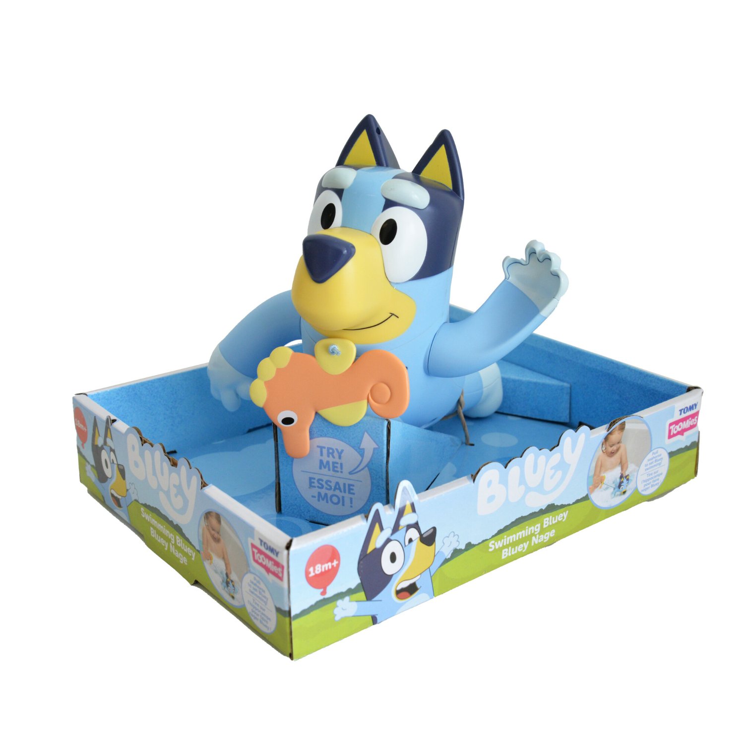 Top1Toys Zwemmende Bluey Tomy
