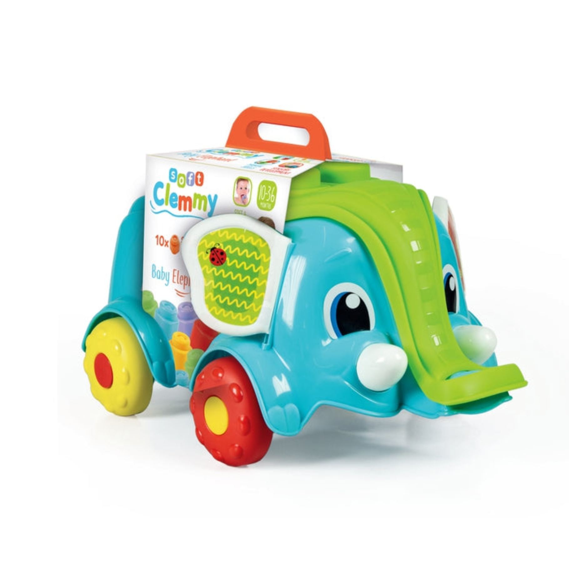 Top1Toys Clemmy Soft Olifant Met Blokken