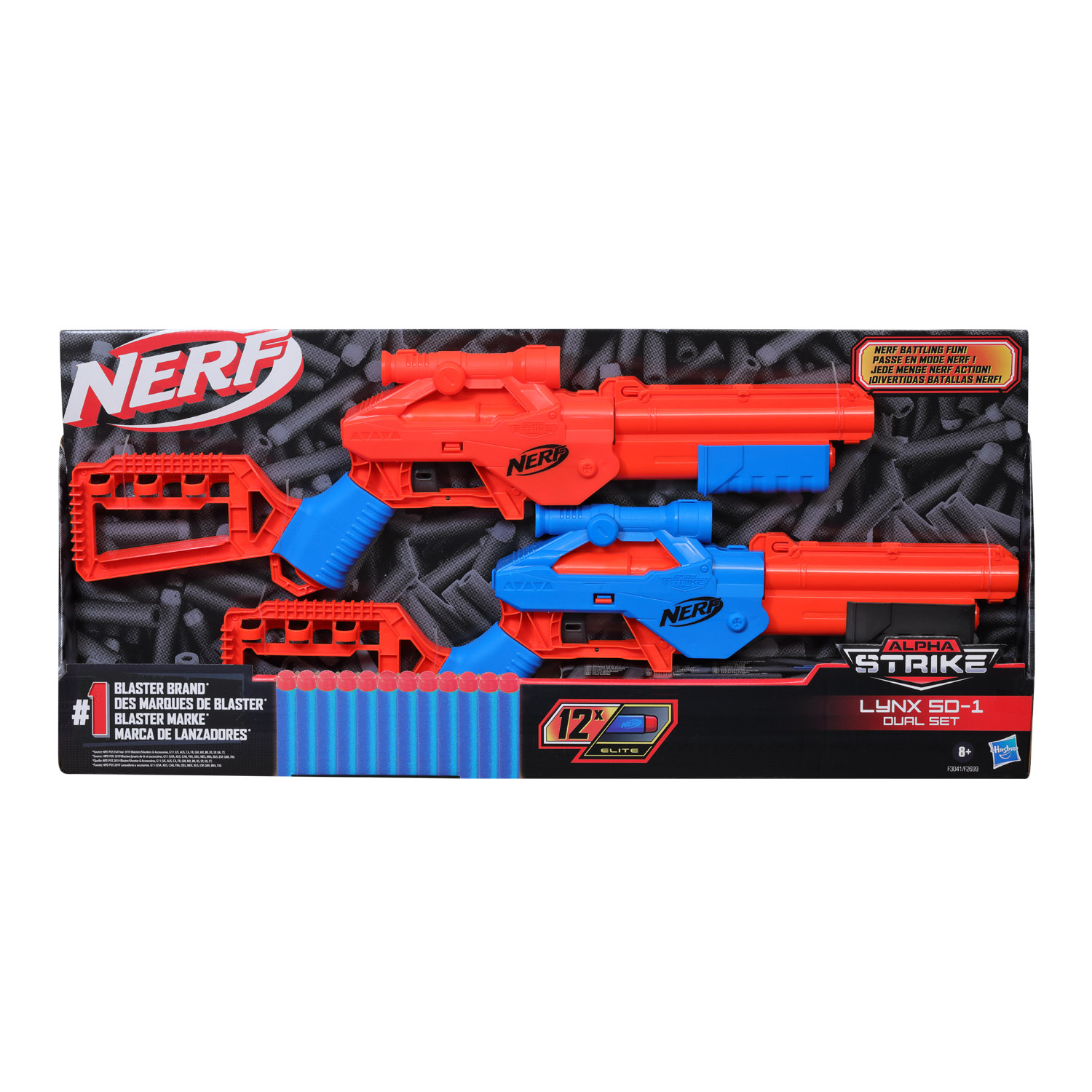 Hasbro Nerf Alpha Strike Multi Pack Assorti