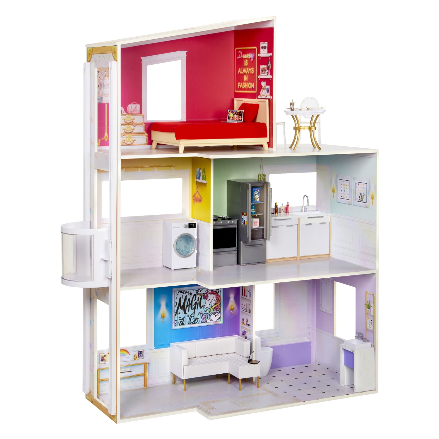 Top1Toys Rainbow High Townhouse