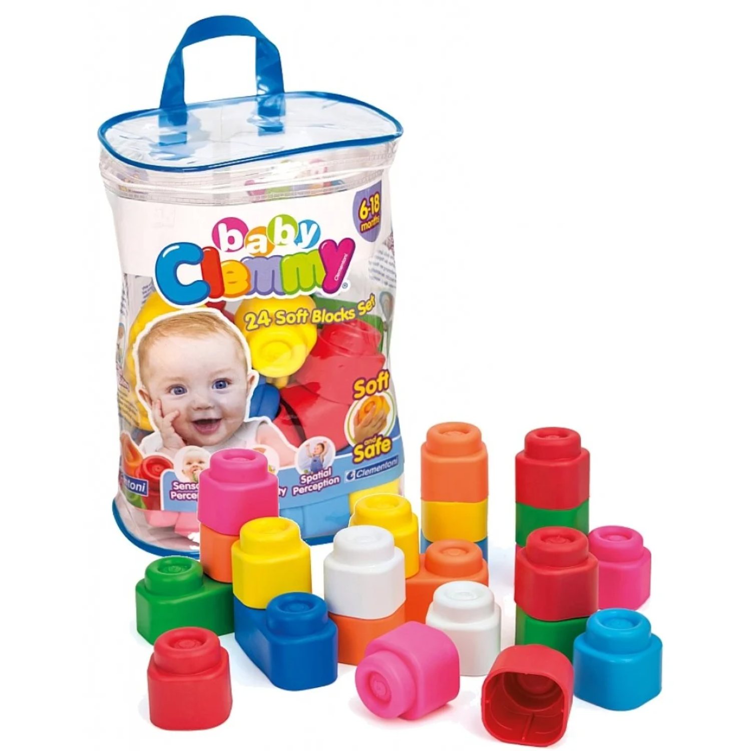 Top1Toys Clemmy 24 blokken in tas