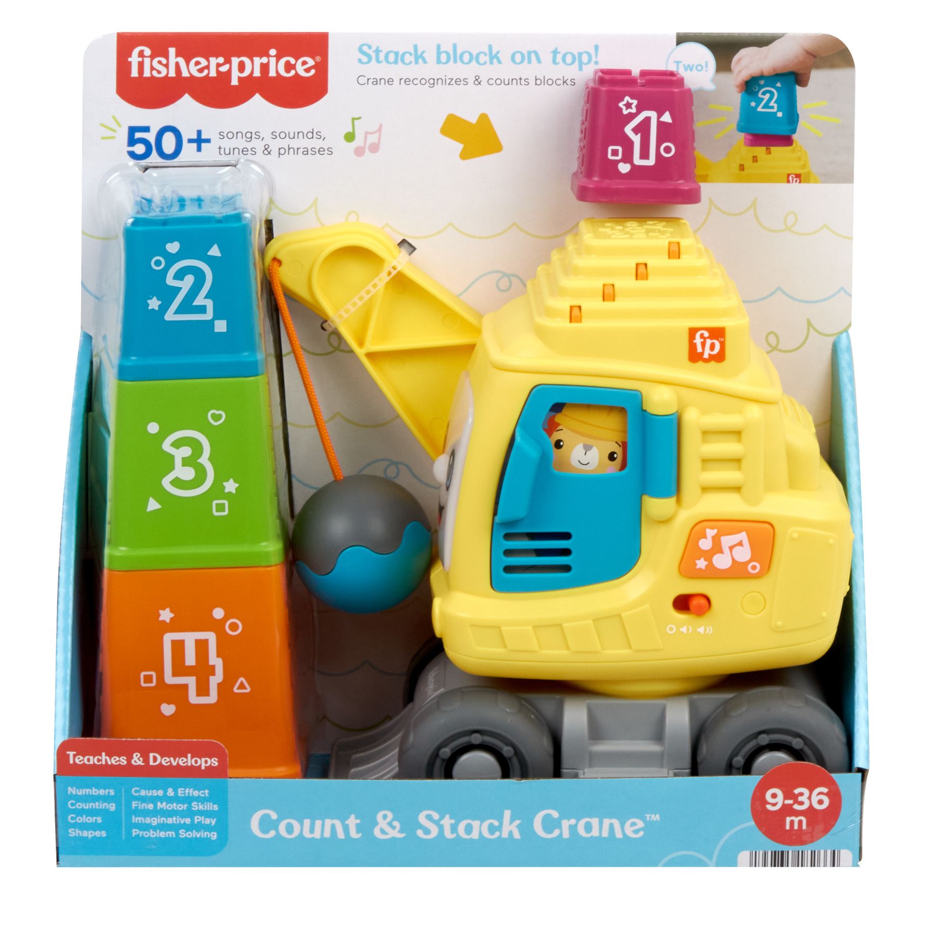 Top1Toys Fisher price tel- en stapelkraan