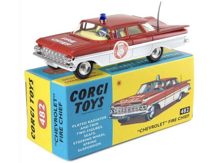 Brinic Modelcars Corgi Toys Chevrolet Fire Chief