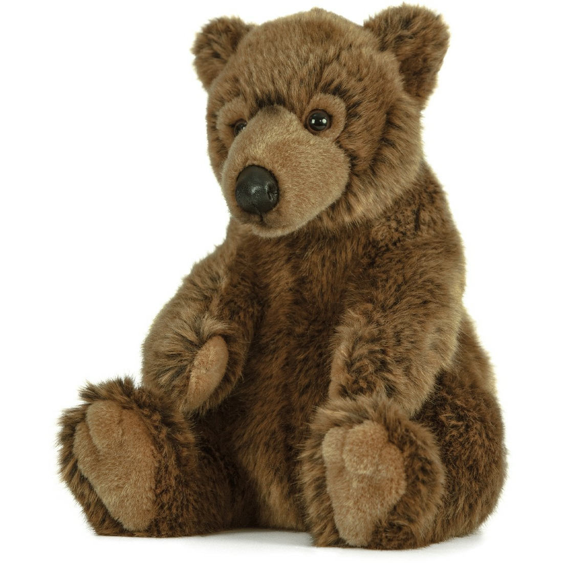 Living Nature Pluche bruine beer/beren knuffel 25 cm speelgoed -