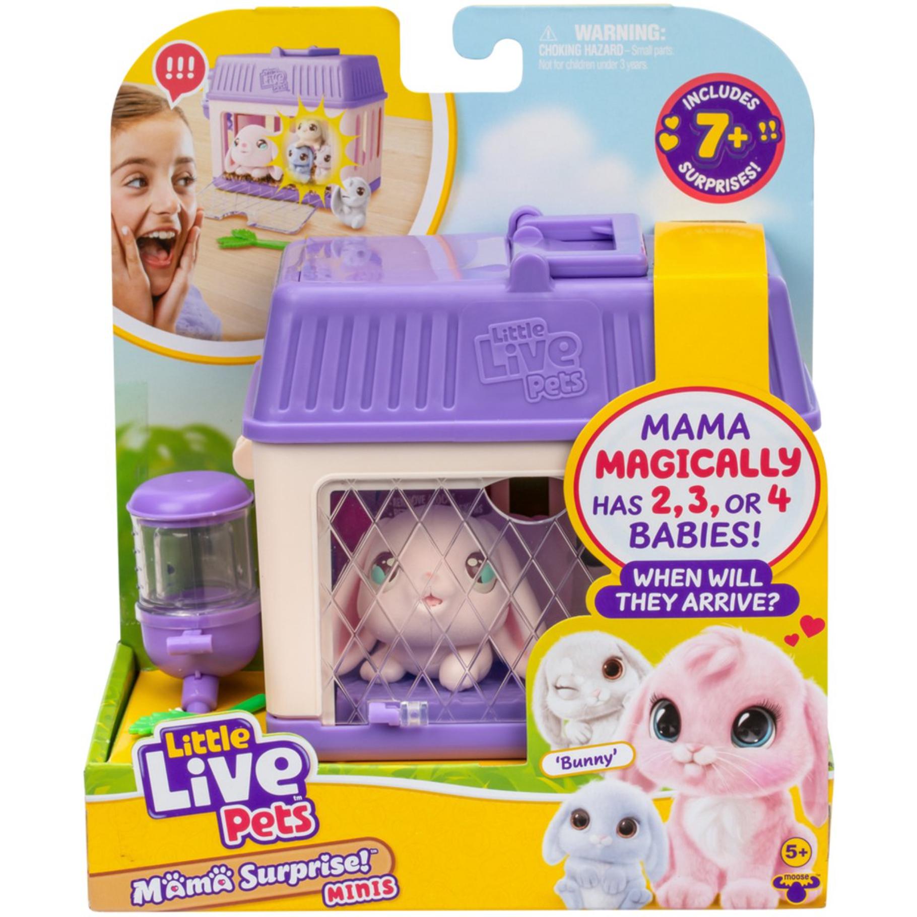 Top1Toys Mini Mama Surprise konijn rose little live pets