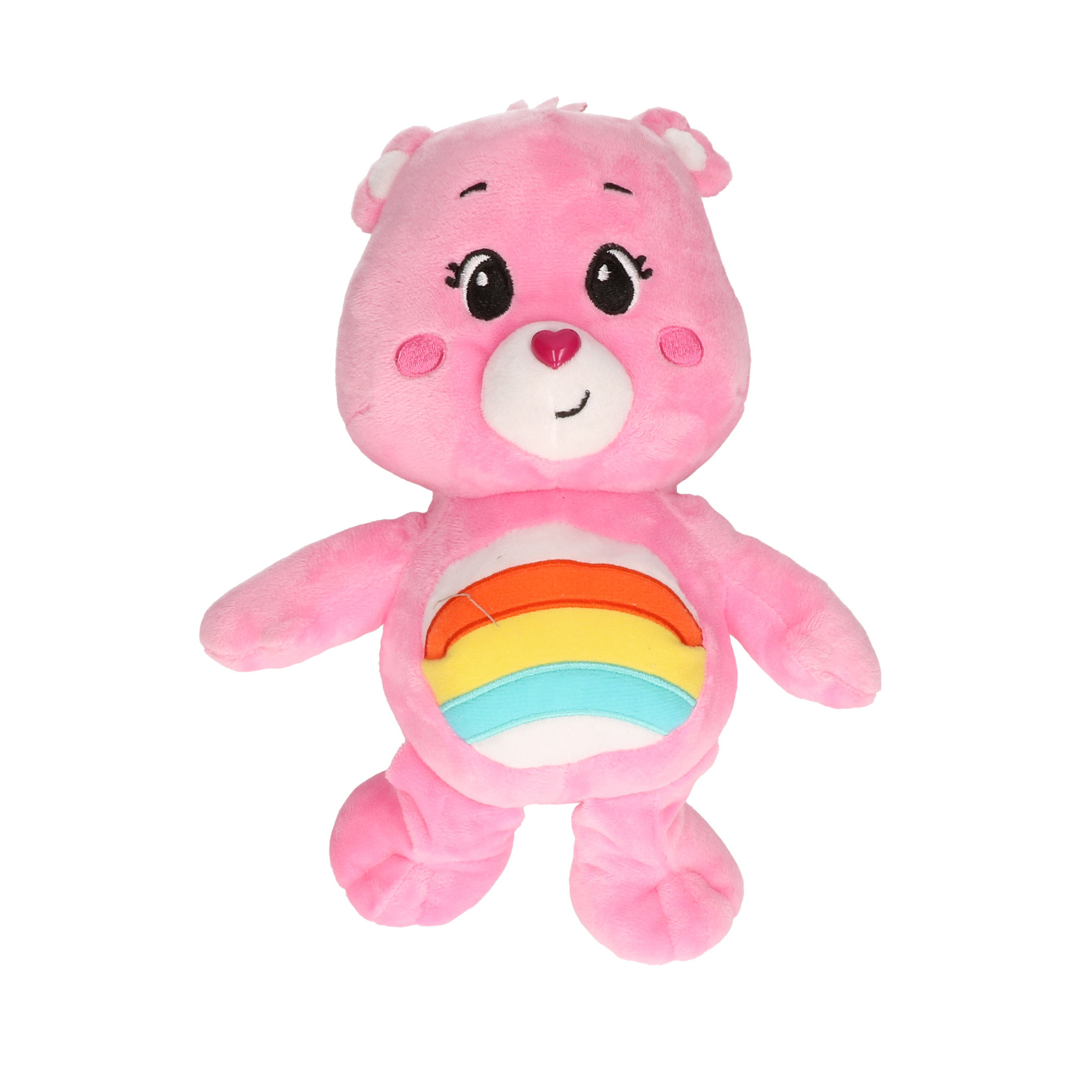 Troetelbeertjes pluche knuffel - roze - 21 cm - Cartoon knuffel - Troetelberen - Pluche knuffels -