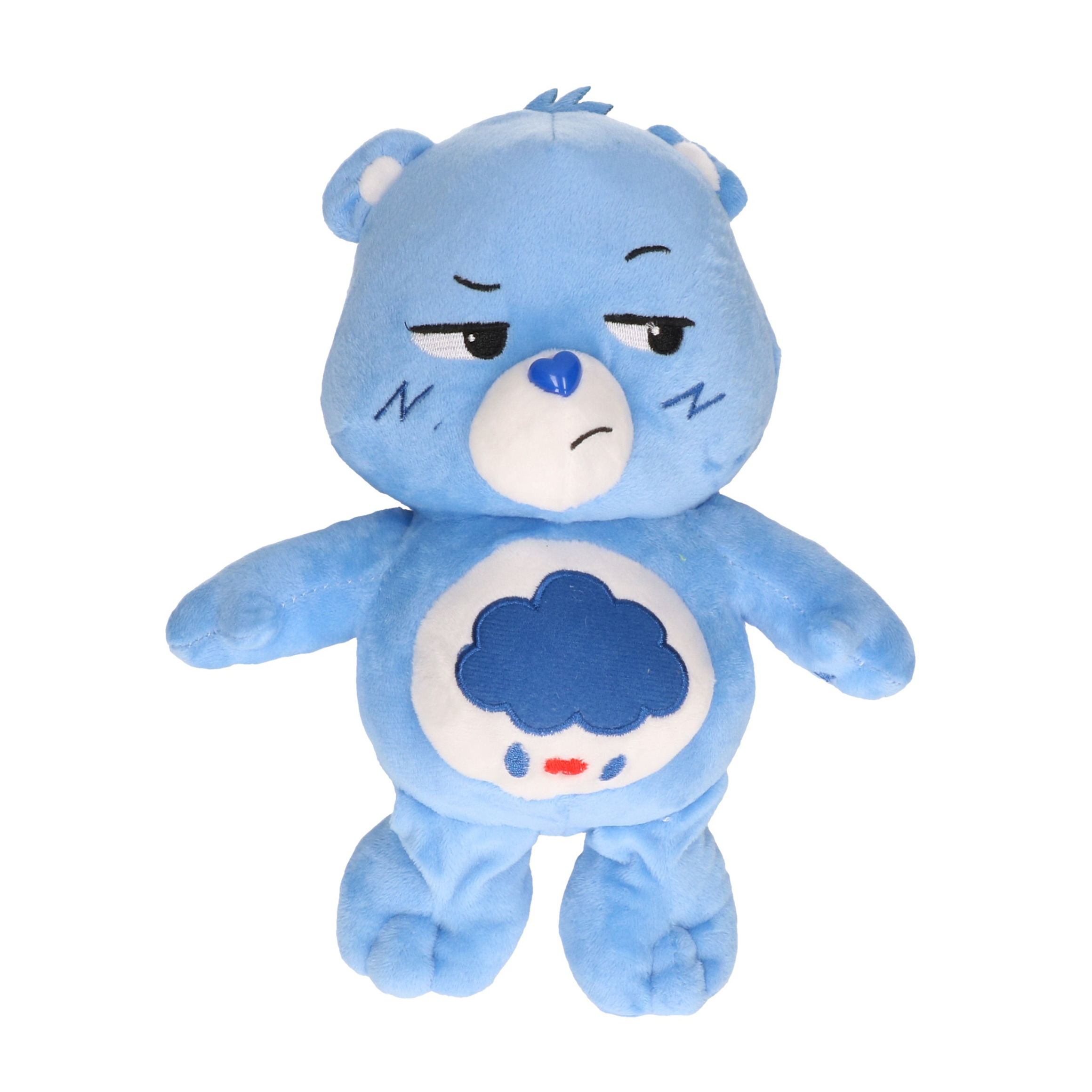 Troetelbeertjes pluche knuffel - blauw - 28 cm - Cartoon knuffel - Troetelberen - Pluche knuffels -