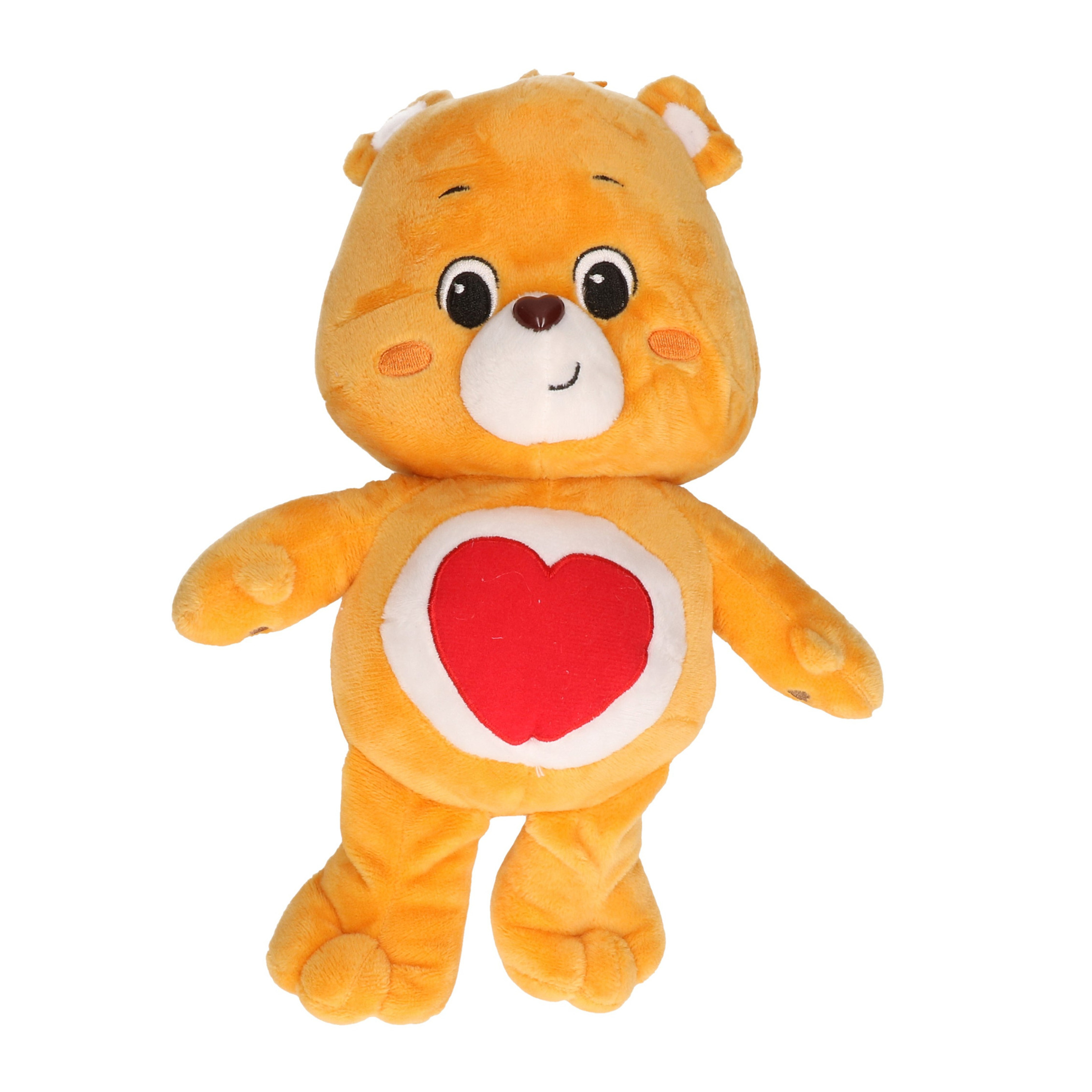 Troetelbeertjes pluche knuffel - oranje - 28 cm - Cartoon knuffel - Troetelberen - Pluche knuffels -
