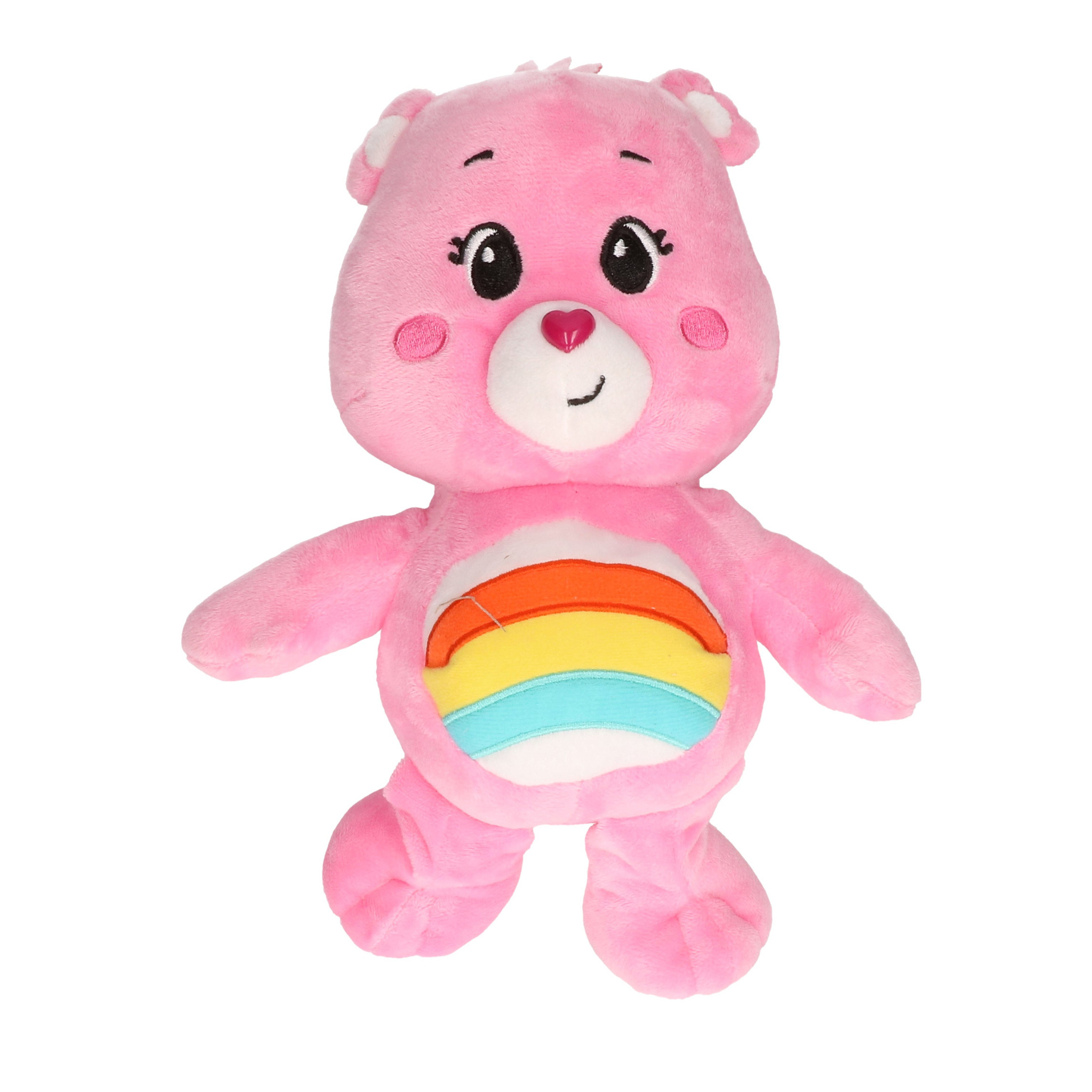 Troetelbeertjes pluche knuffel - roze - 28 cm - Cartoon knuffel - Troetelberen - Pluche knuffels -