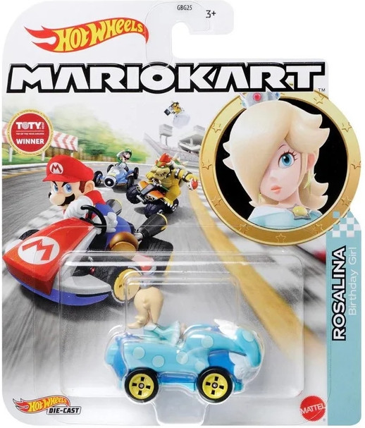 Hot Wheels Mario Kart - Rosalina Birthday Girl Kart