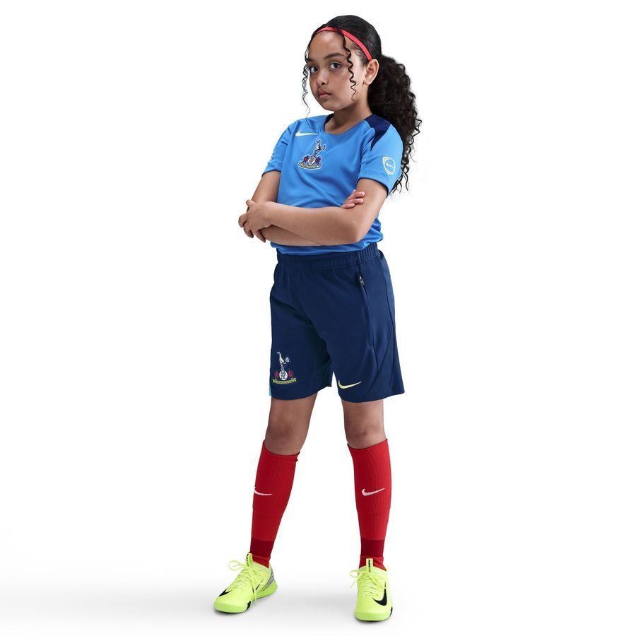 Nike Tottenham Trainingsshorts Dri-FIT Strike 3de - Blauw/Blauw/Geel Kids