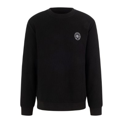 Sportus.nl Cruyff - Retro Badge Crew Neck Sweater - Zwart