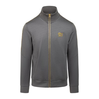 Sportus.nl Cruyff - Carlos Trainingsjack - Grijs/Goud