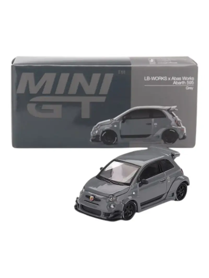 Brinic Modelcars Mini GT Fiat Abarth 595 LB Works x Abas Works
