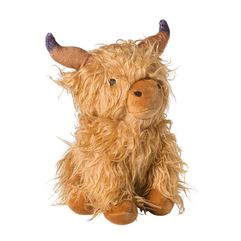 Xenos Kerstknuffel koe - multikleur