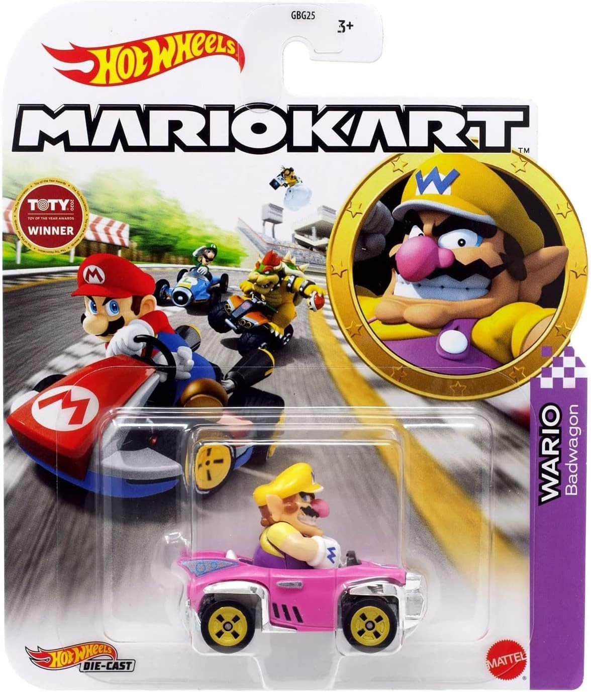 Hot Wheels Mario Kart - Wario Badwagon