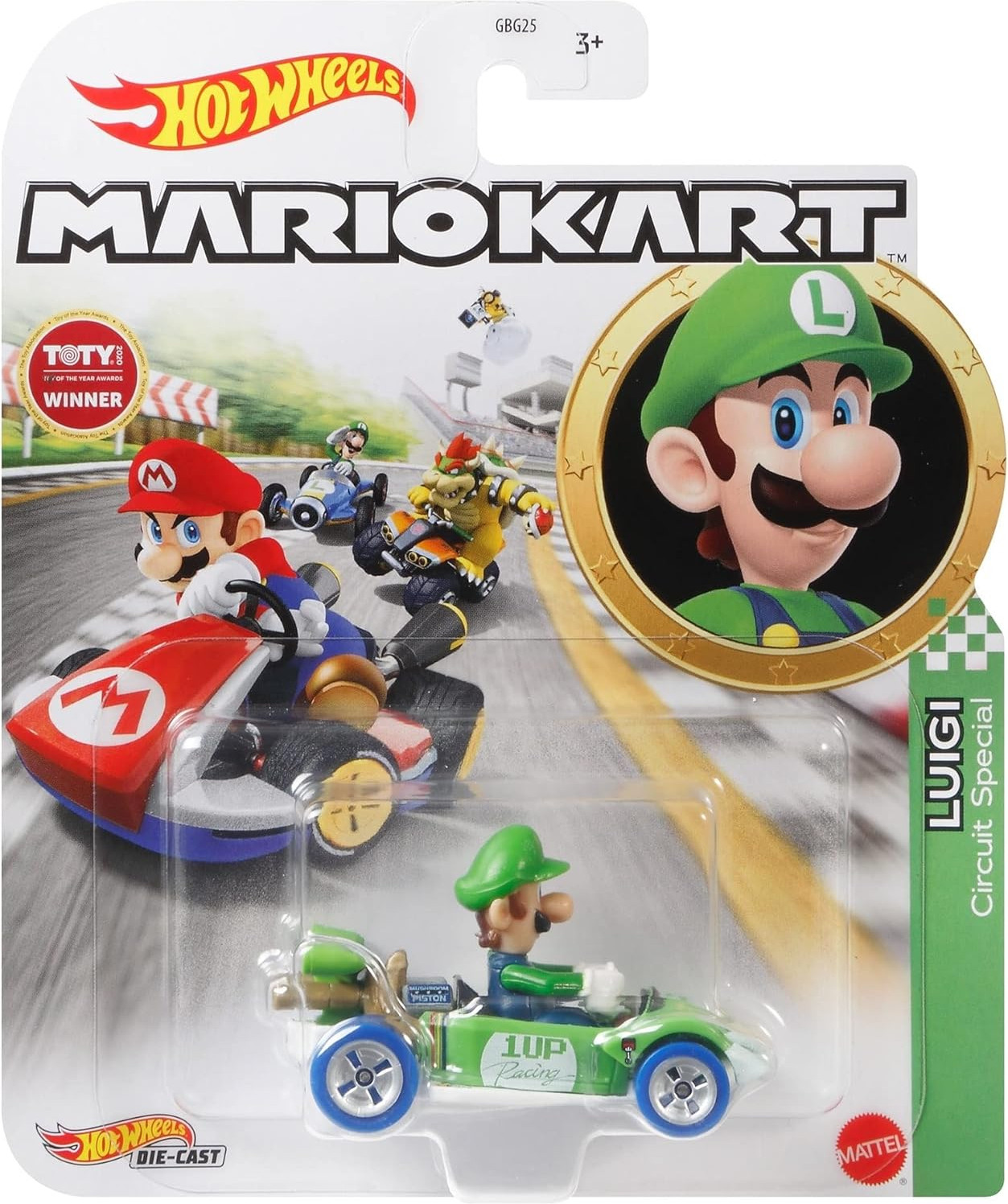 Hot Wheels Mario Kart - Luigi Circuit Special