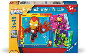 Ravensburger Iron Man & His Awesome Friends Puzzel (3 x 49 stukjes)