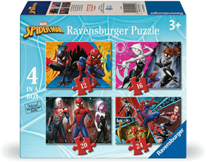 Ravensburger Marvel Spider-Man (4 in 1 Puzzel)