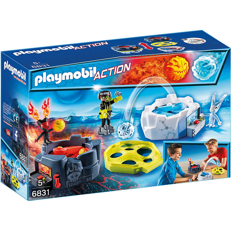PLAYMOBIL Action - Actiespel vuur- & ijs Constructiespeelgoed