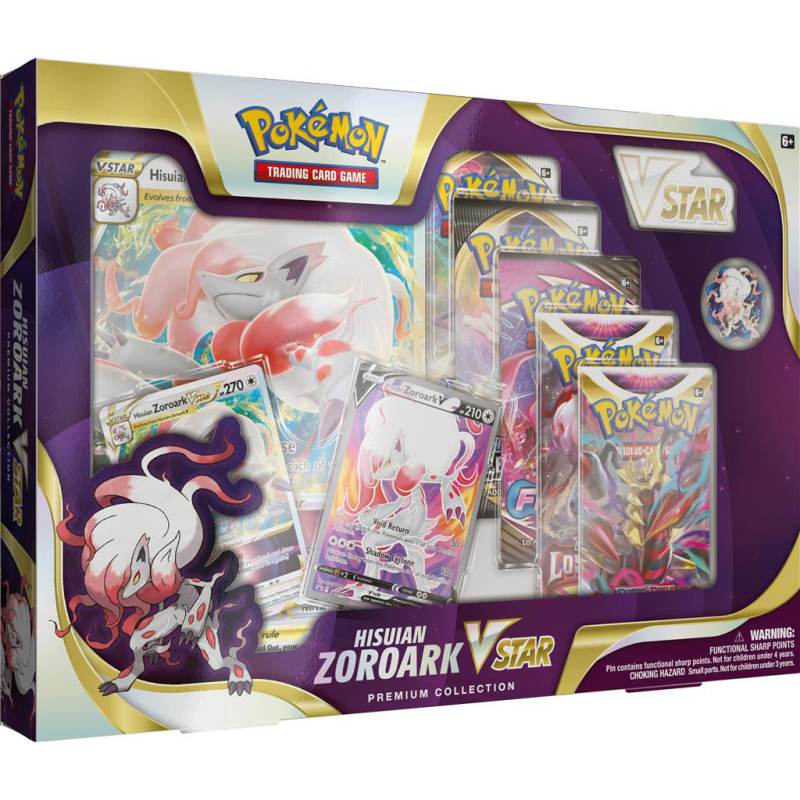Asmodee Pokemon TCG: Hisuian Zoroark Vstar Premium Collection Verzamelkaarten