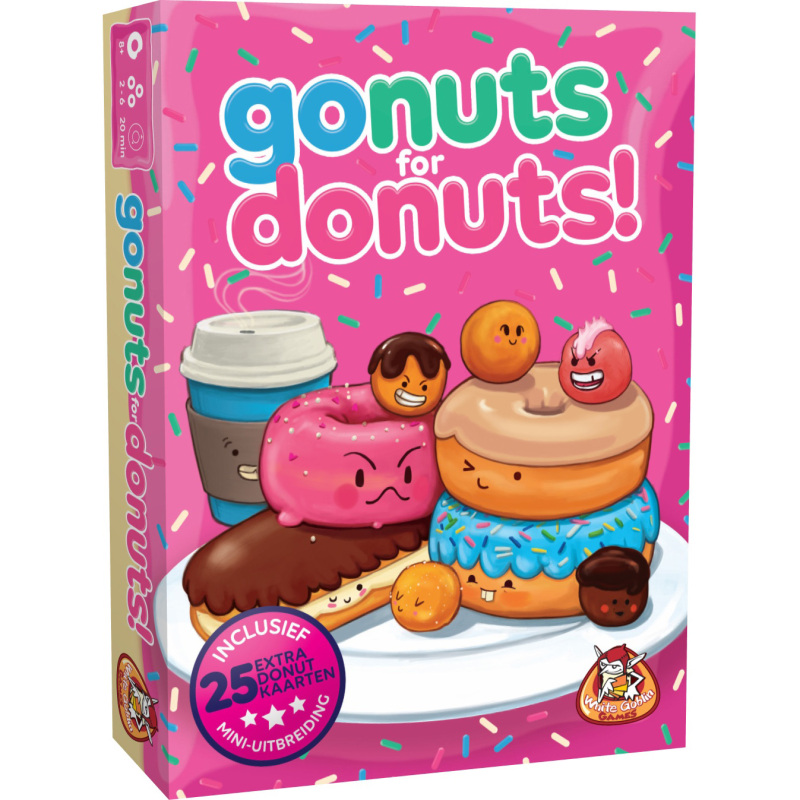 White Goblin Games Go Nuts for Donuts Kaartspel