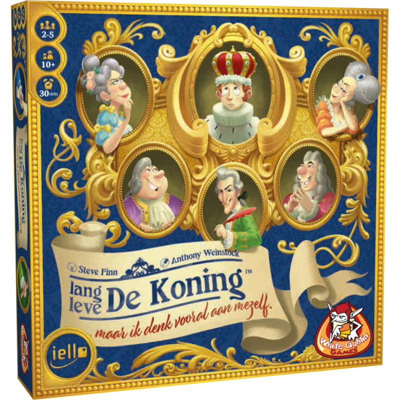 White Goblin Games Lang Leve de Koning Kaartspel