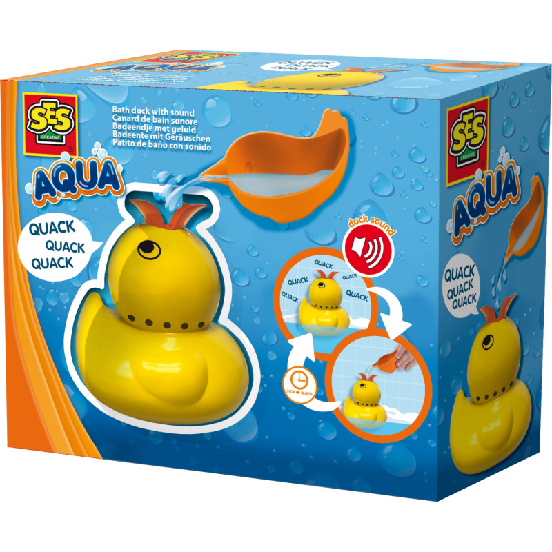 SES Creative Aqua - Badeendje met geluid Badspeelgoed