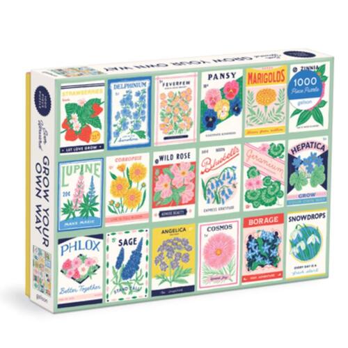 Galison Ever Upward Grow Your Own Way 1000 Piece Puzzle -   (ISBN: 9780735376564)