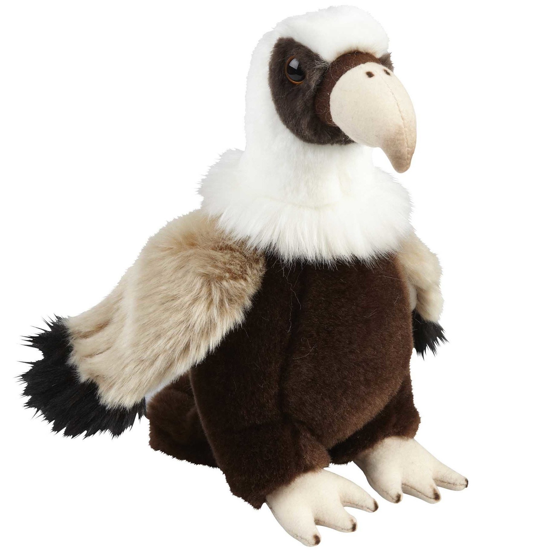 Ravensden Vale Gier knuffel - 25 cm - roofvogel knuffeldieren - wilde dieren -