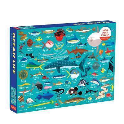 Mudpuppy Ocean Life 1000PC Family Puzzle -   (ISBN: 9780735349070)