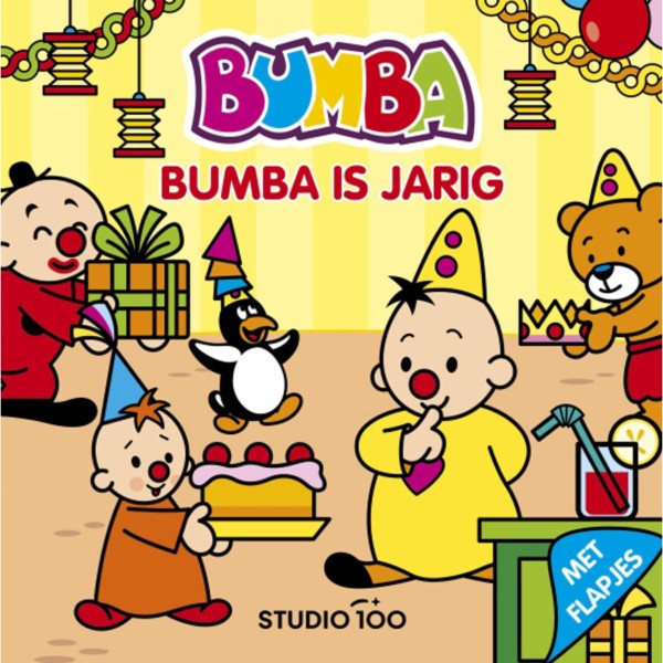 Studio 100 Bumba Kartonboek Met Flapjes: Bumba Is Jarig