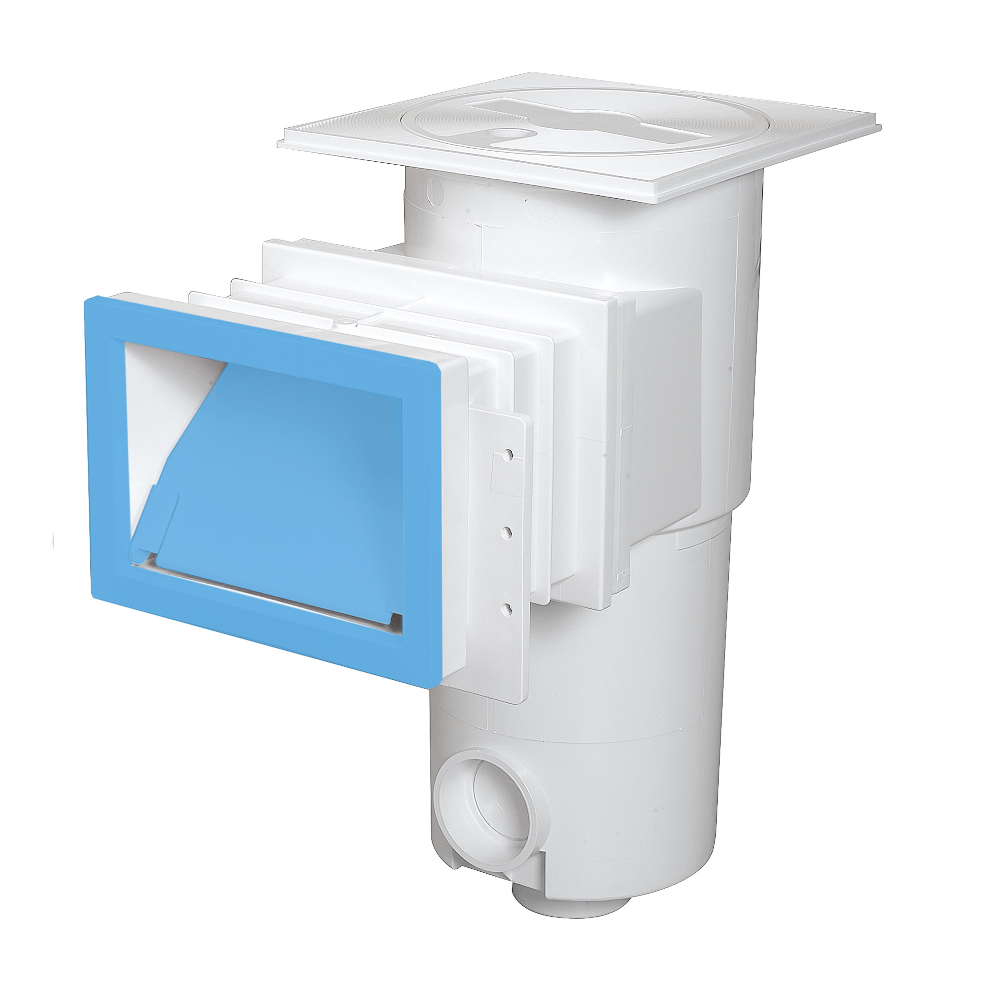 Aquareva Flenskap met klep voor smalle zuigmond - Blauw