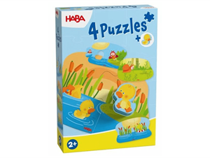 HABA Jonge Dieren Puzzel (3 en 4 stukjes)