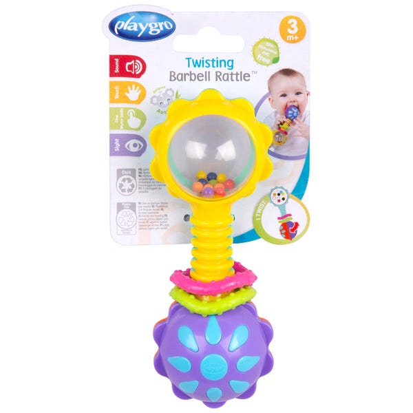 Playgro Twisting Barbell Rattle rammelaar