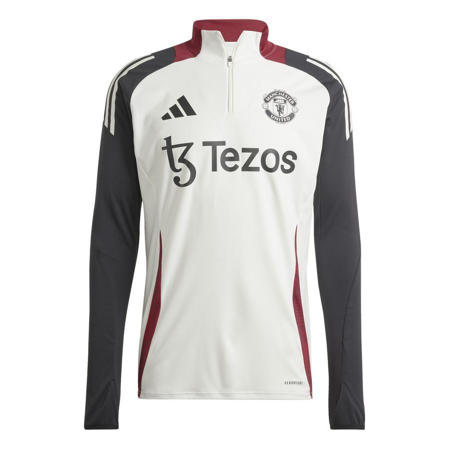 Adidas Manchester United Trainingsshirt Tiro 24 - Wit/Zwart