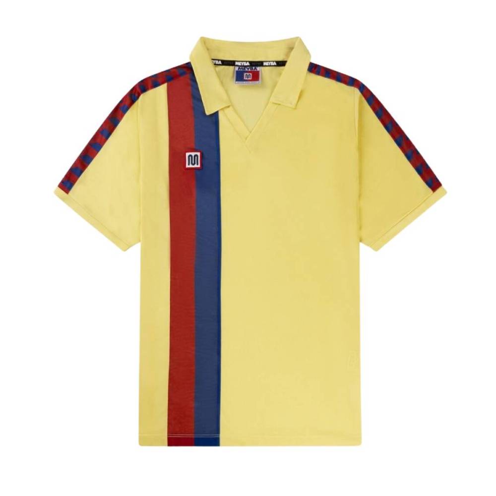 Meyba Blaugrana Uitshirt Retro 1981-1985 Geel