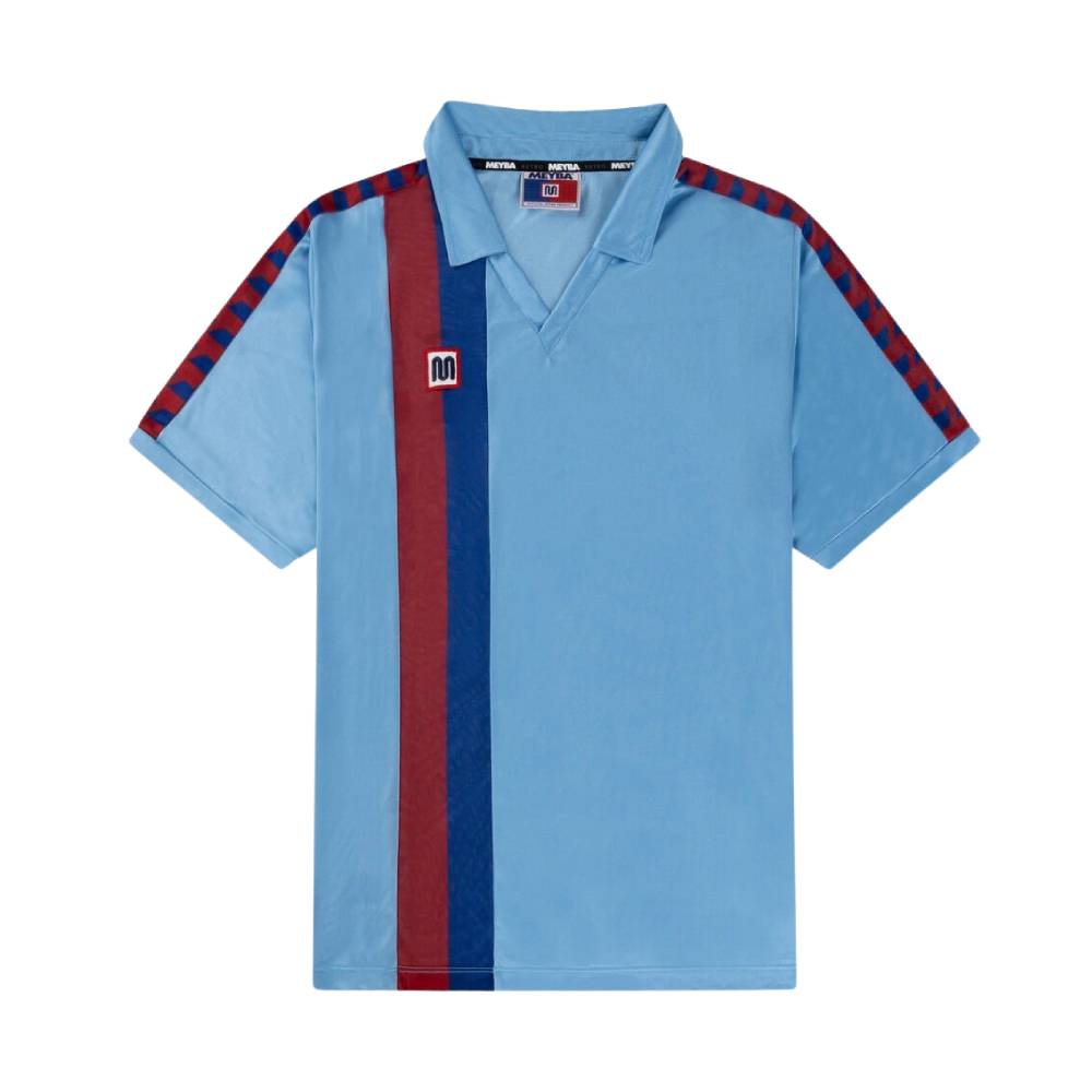 Meyba Blaugrana Uitshirt Retro 1981-1985 Blauw
