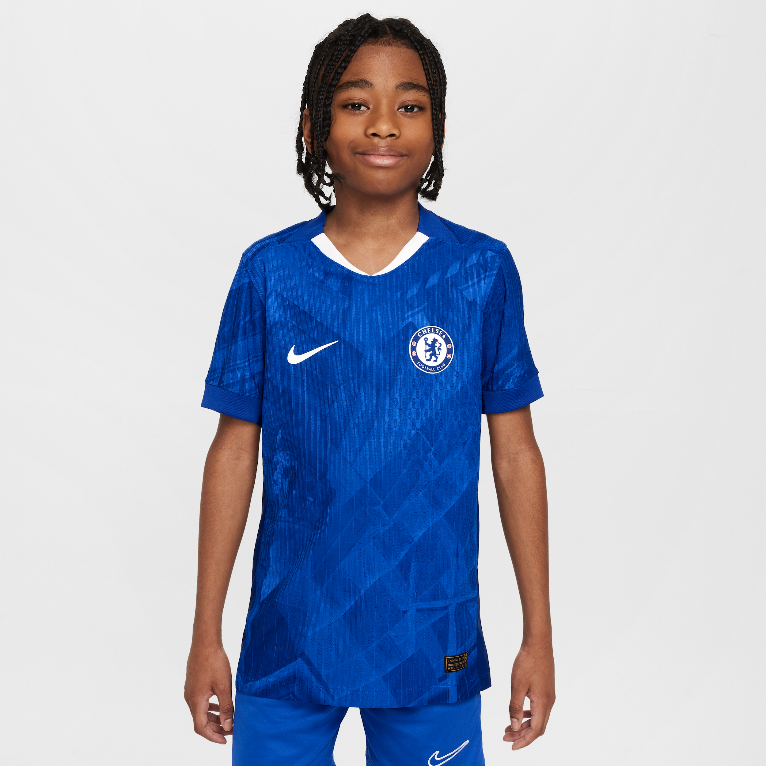 Nike Chelsea FC 2025/26 Match Thuis  Dri-FIT ADV authentiek voetbalshirt voor kids - Blauw