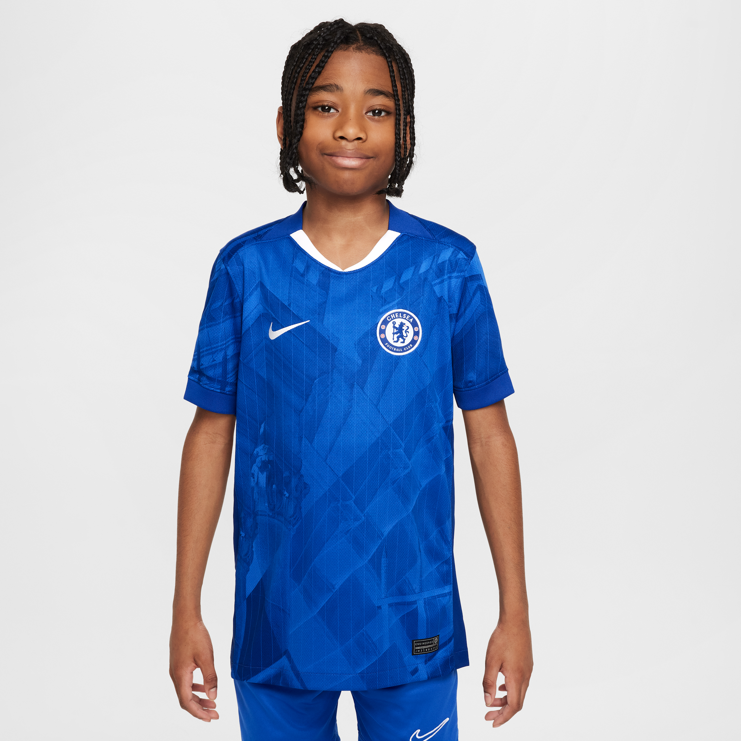 Nike Chelsea FC 2025/26 Stadium Thuis  Dri-FIT replicavoetbalshirt voor kids - Blauw