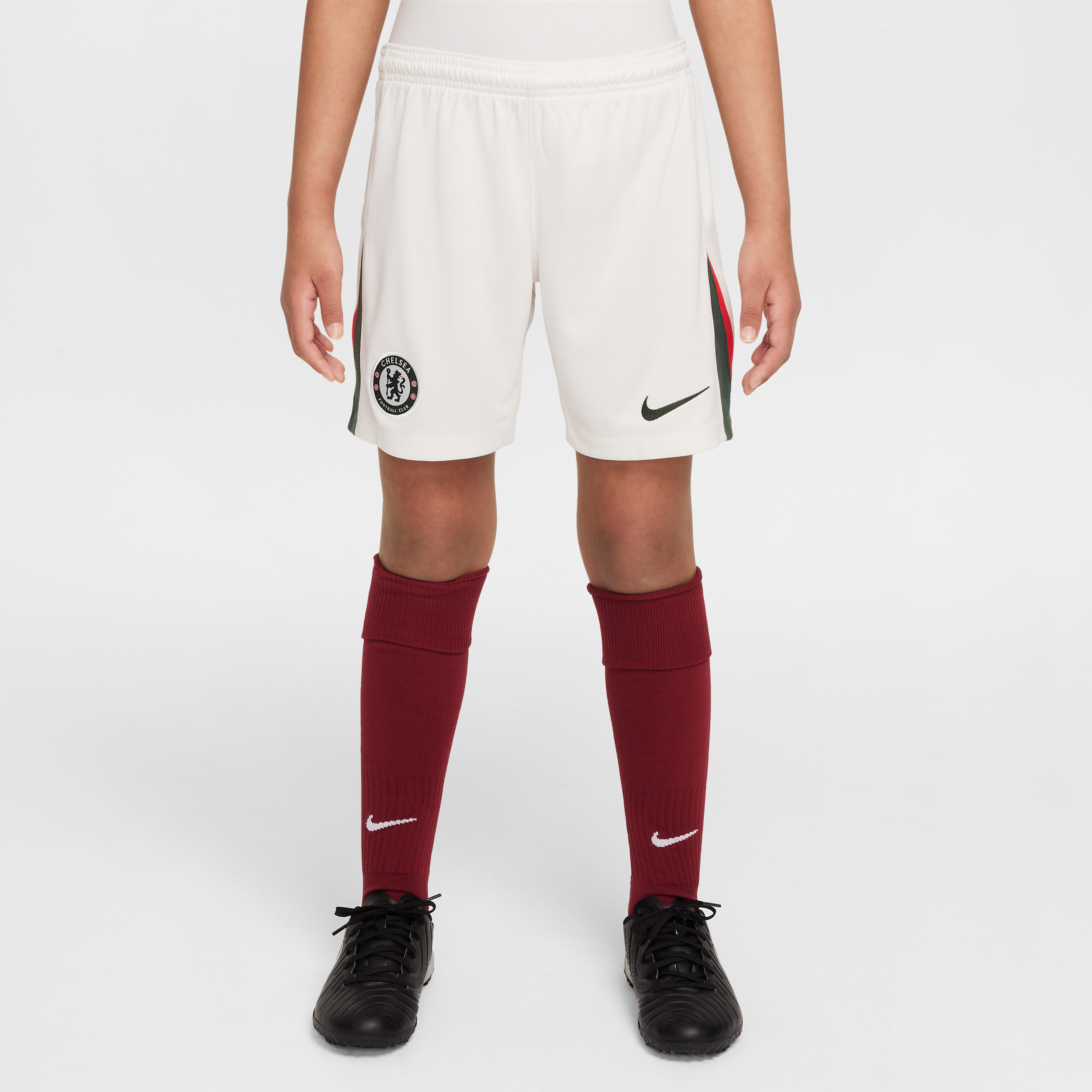 Nike Chelsea FC 2025/26 Stadium Uit  Dri-FIT replicavoetbalshorts voor kids - Grijs
