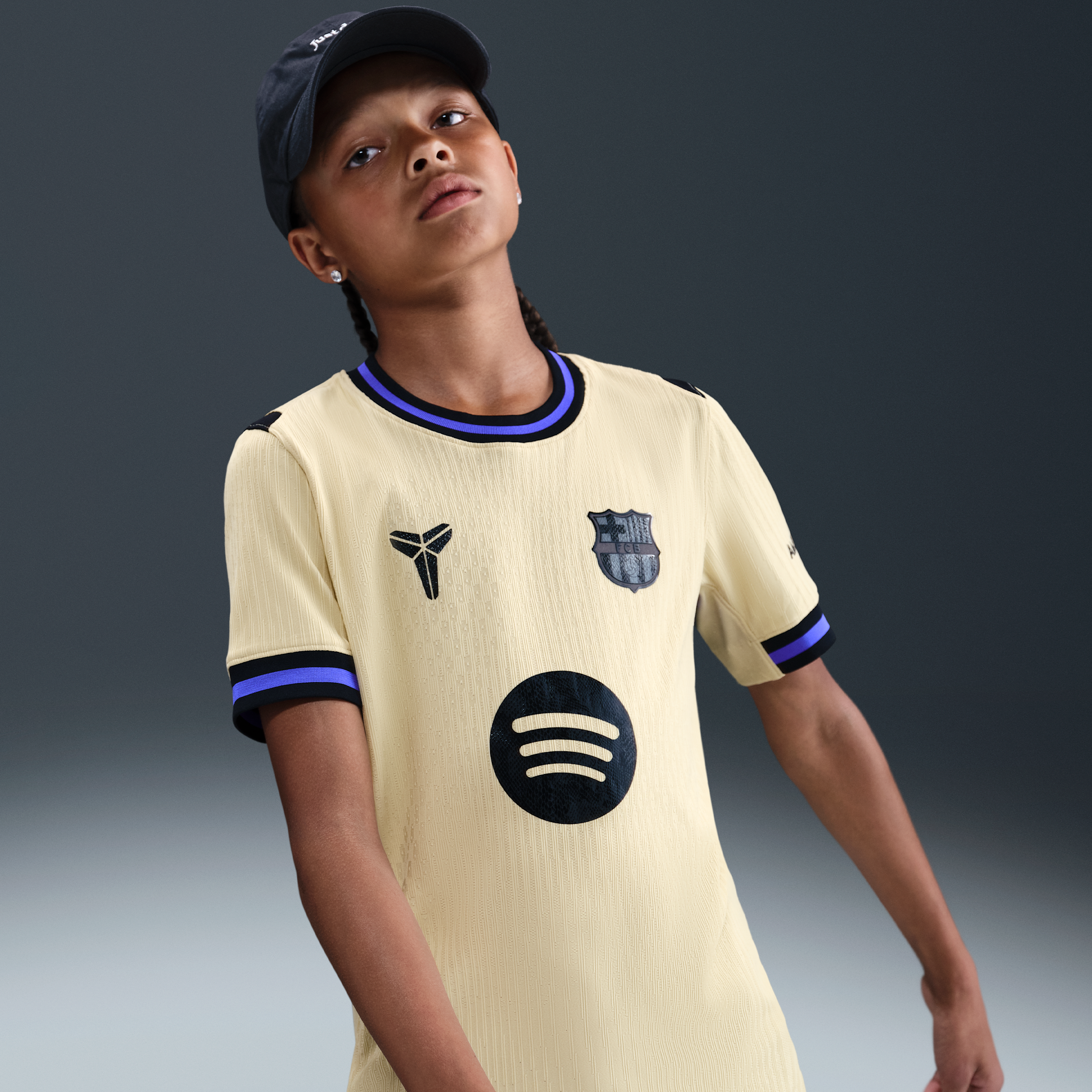 Nike FC Barcelona 2025/26 Match Uit Kobe Dri-FIT ADV authentiek voetbalshirt voor kids - Bruin