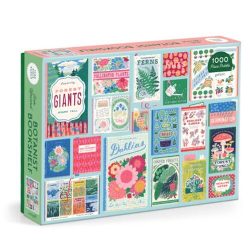 Galison Ever Upward Botanist Bookshelf 1000 Piece Puzzle -   (ISBN: 9780735386297)