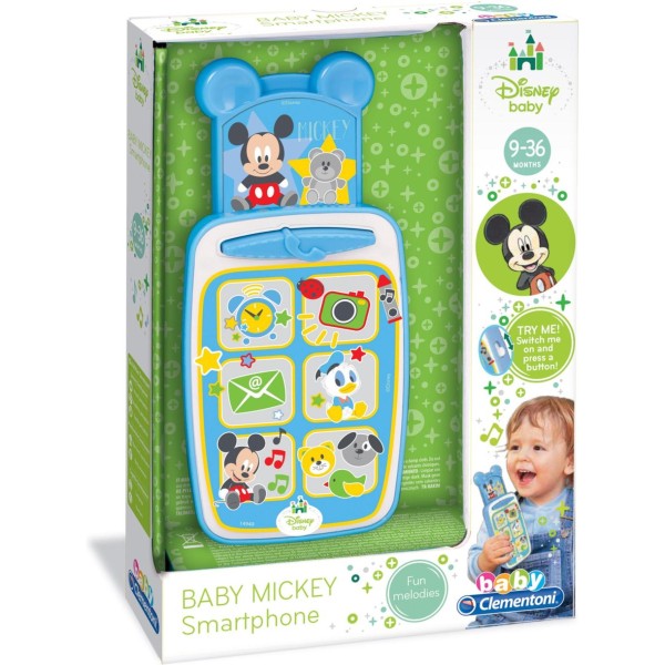 Clementoni Baby Telefoon Mickey En Minnie Met Licht En Geluid